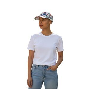 Super Mario Bros 3 White with Print Soft Baseball Cap One Size Fits Most